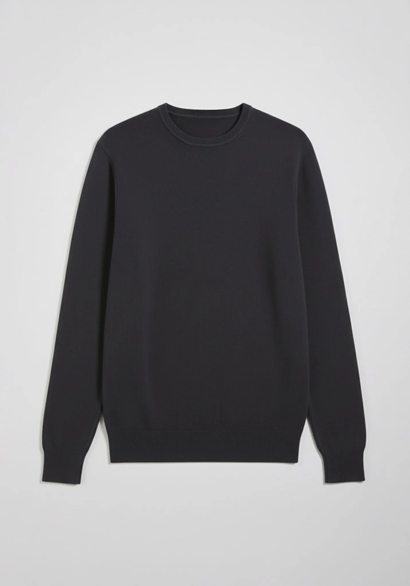 Maglia girocollo tinta unita