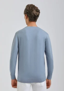 Maglia girocollo tinta unita