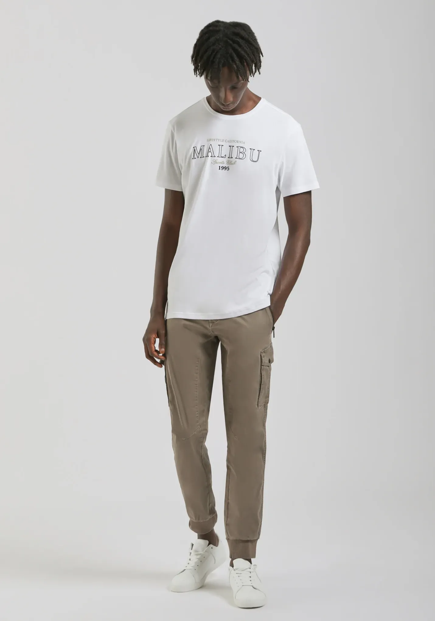 Pantalone cargo in cotone