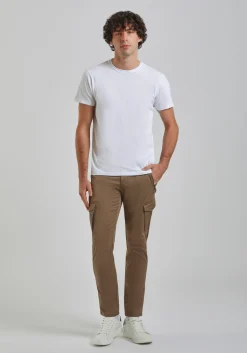 Pantaloni cargo in cotone