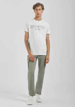 Pantaloni cargo in cotone