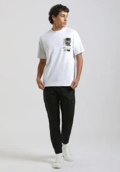 Pantaloni cargo in cotone