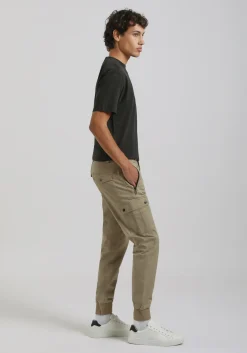 Pantaloni cargo in cotone