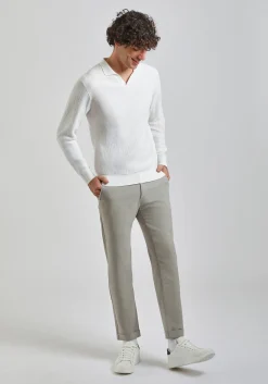 Pantaloni chino con fantasia