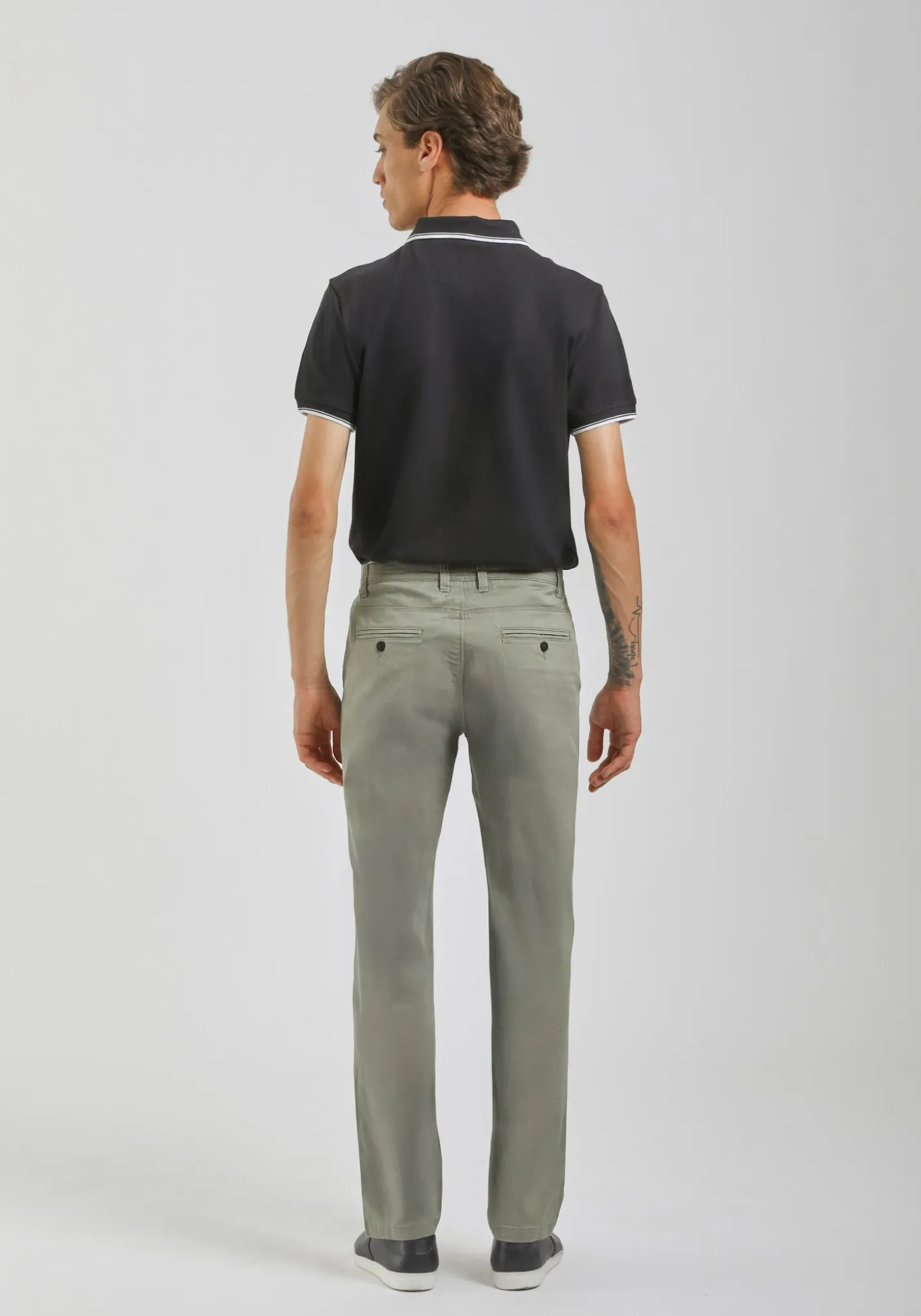 Pantaloni chino in cotone