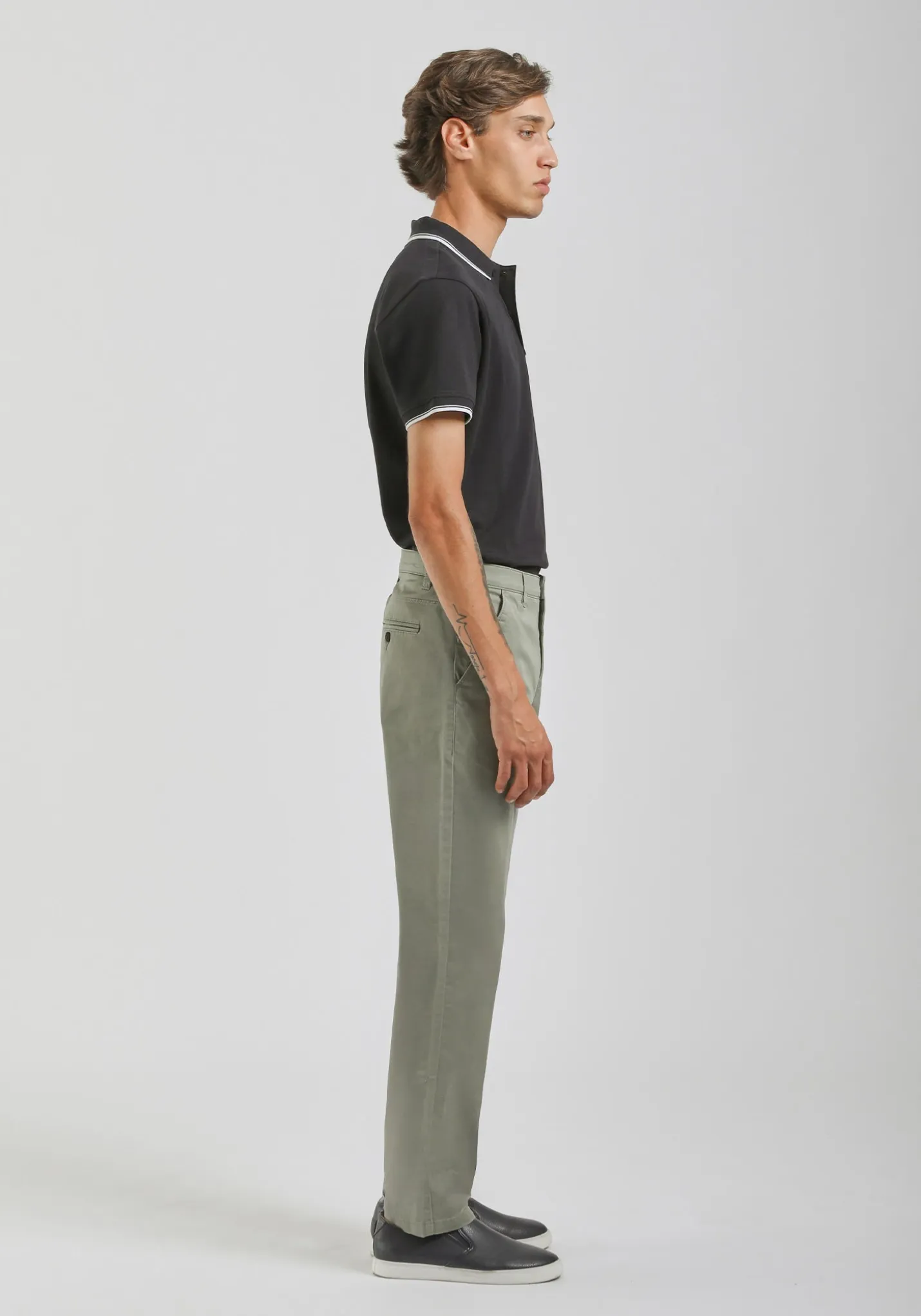 Pantaloni chino in cotone
