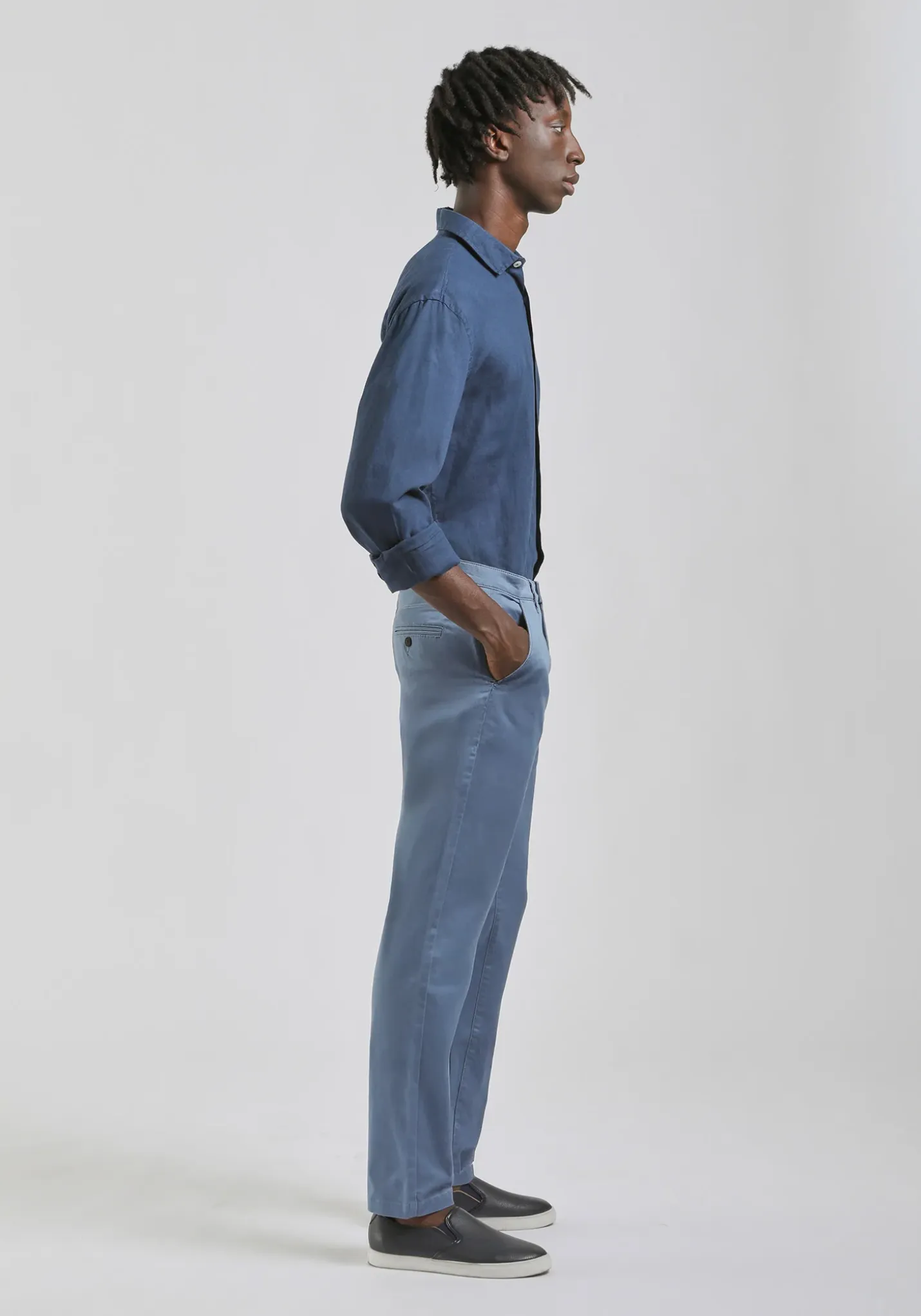 Pantaloni chino in cotone