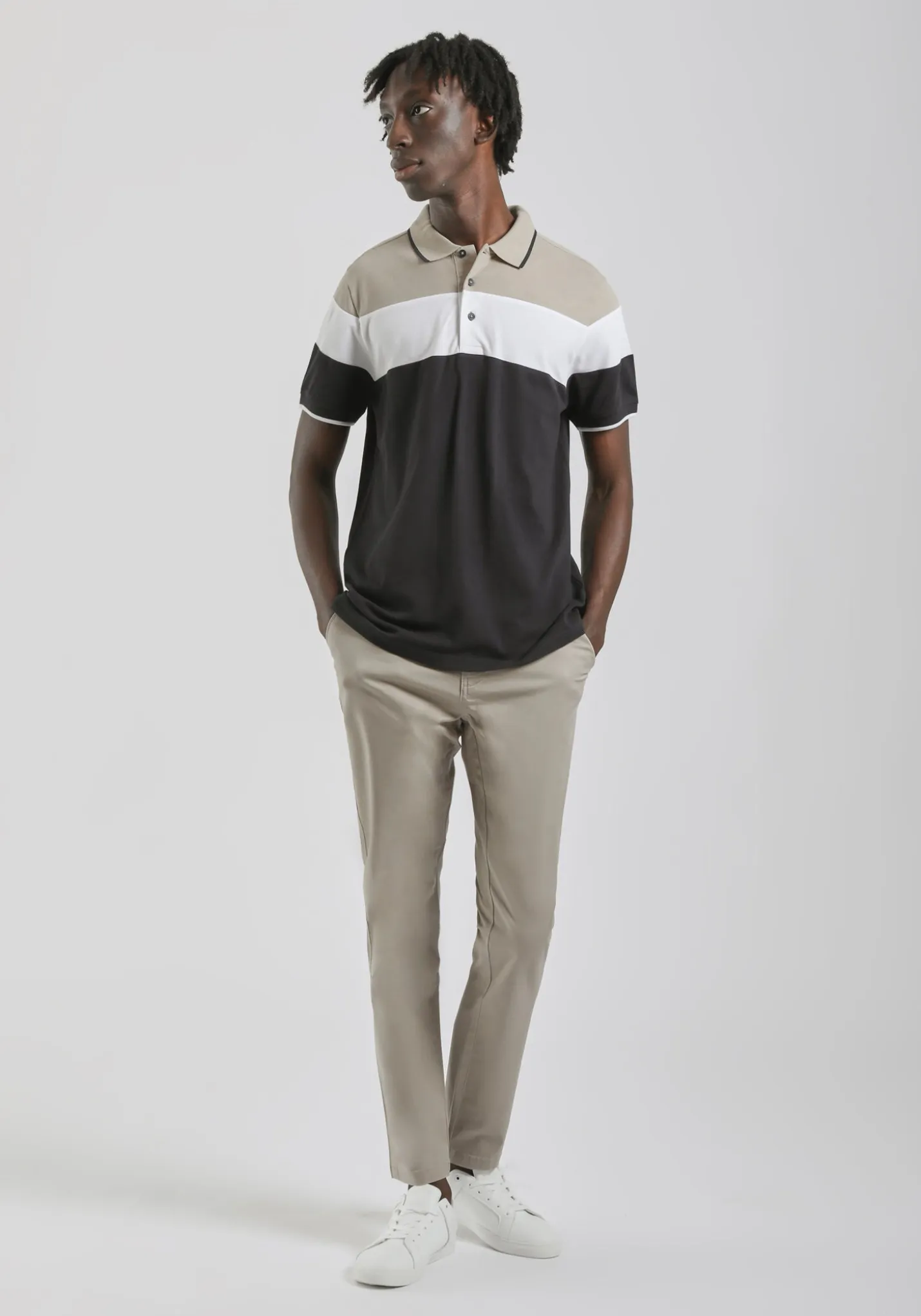 Pantaloni chino in cotone