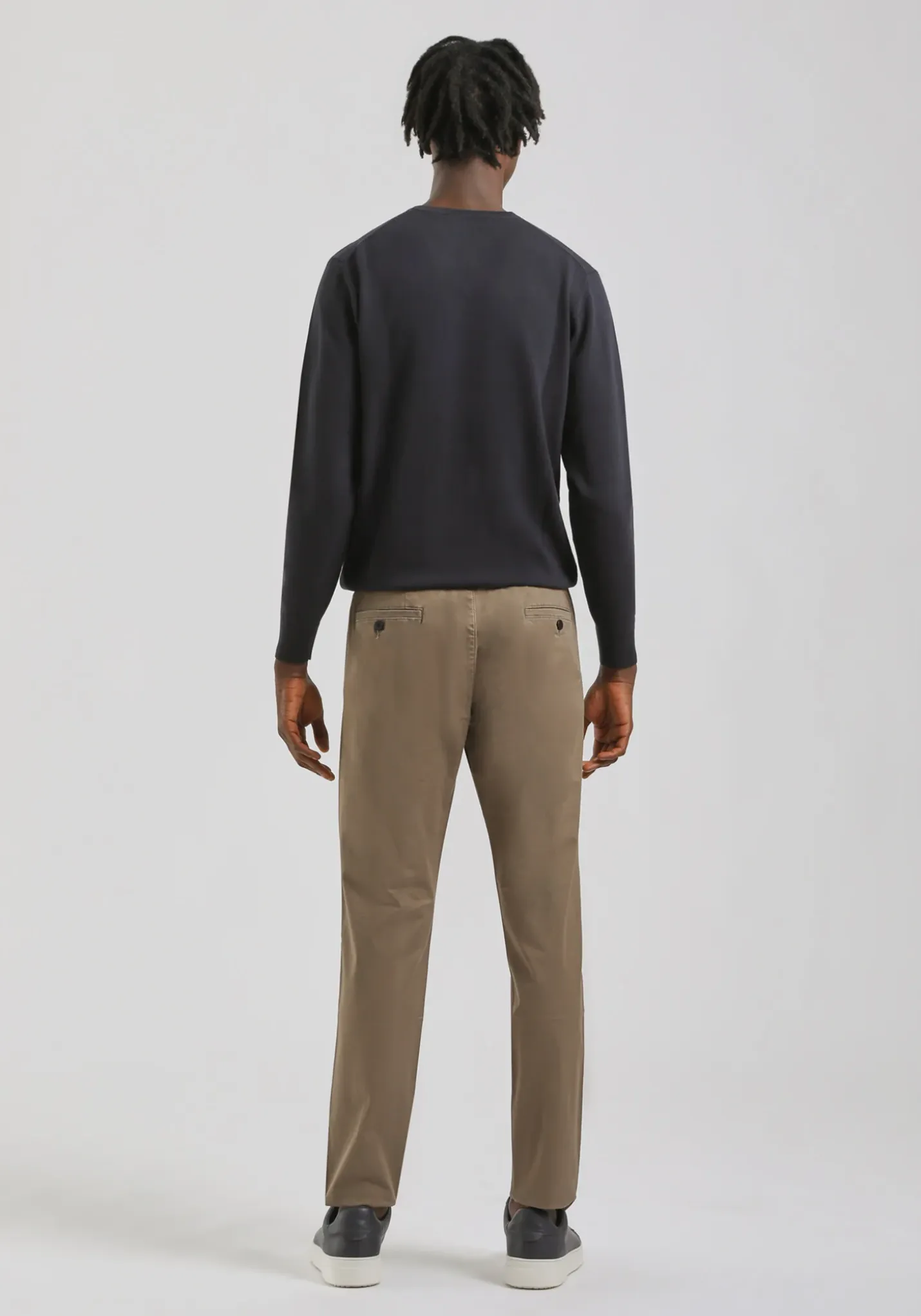 Pantaloni chino in cotone