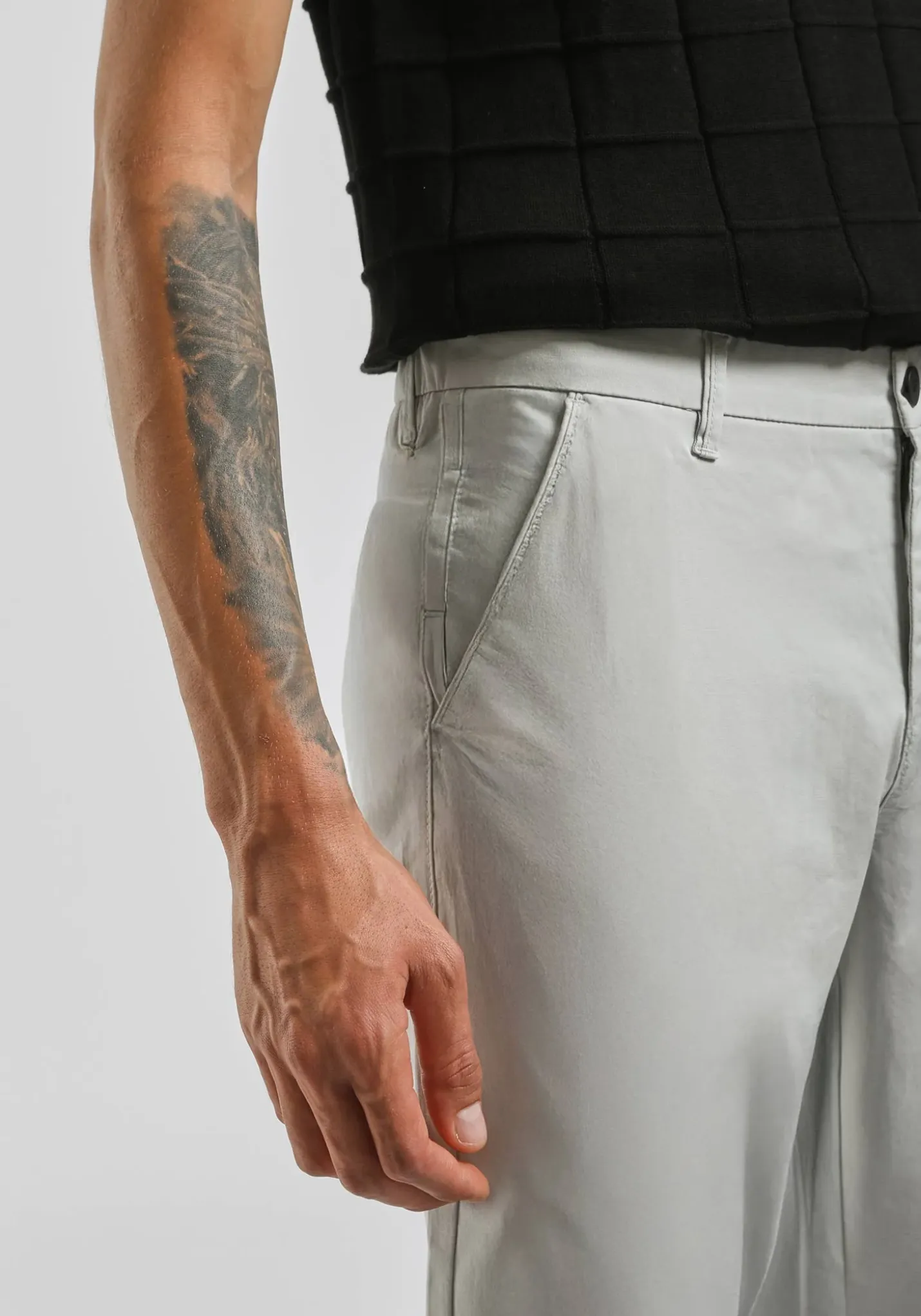Pantaloni chino in cotone
