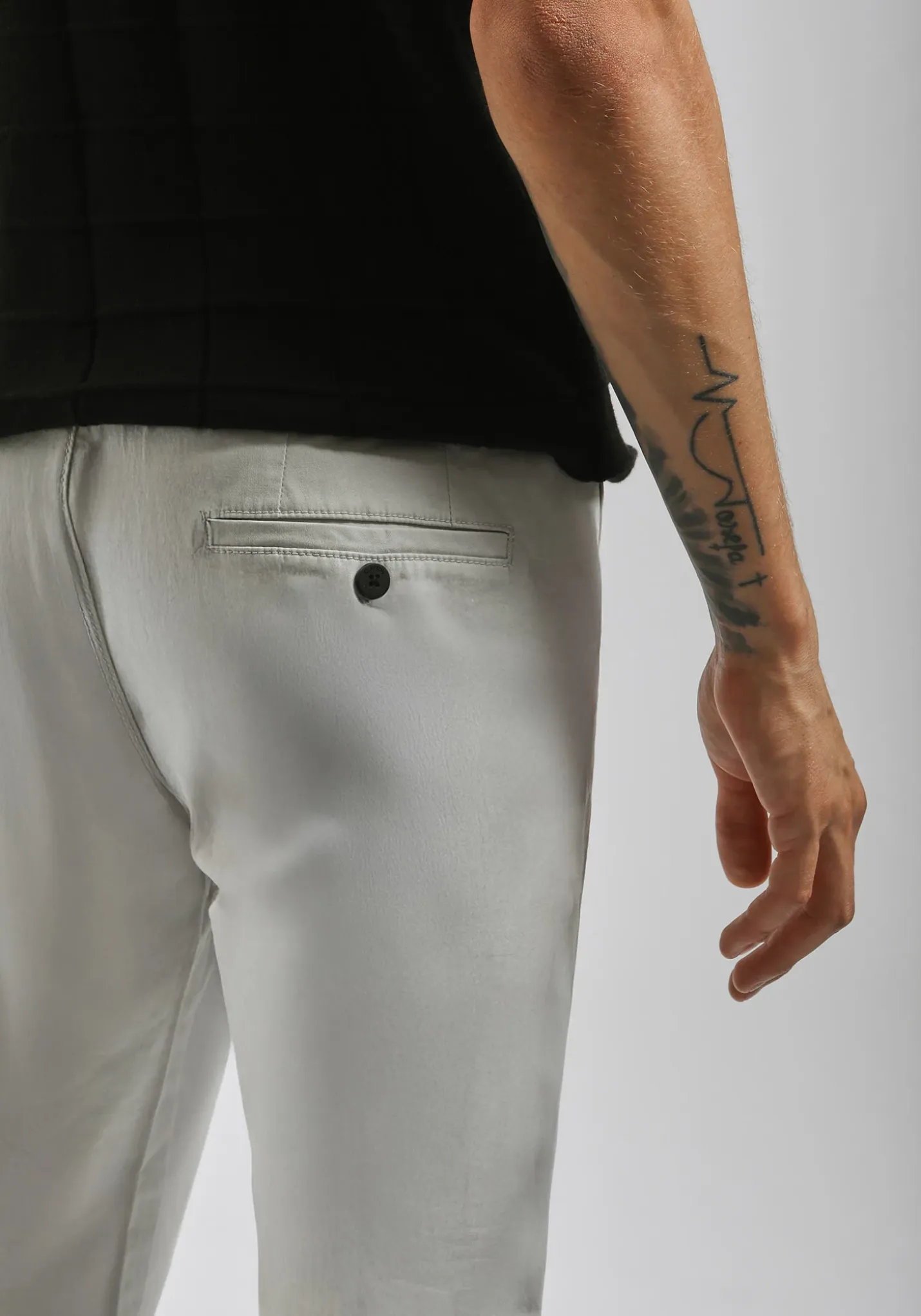 Pantaloni chino in cotone