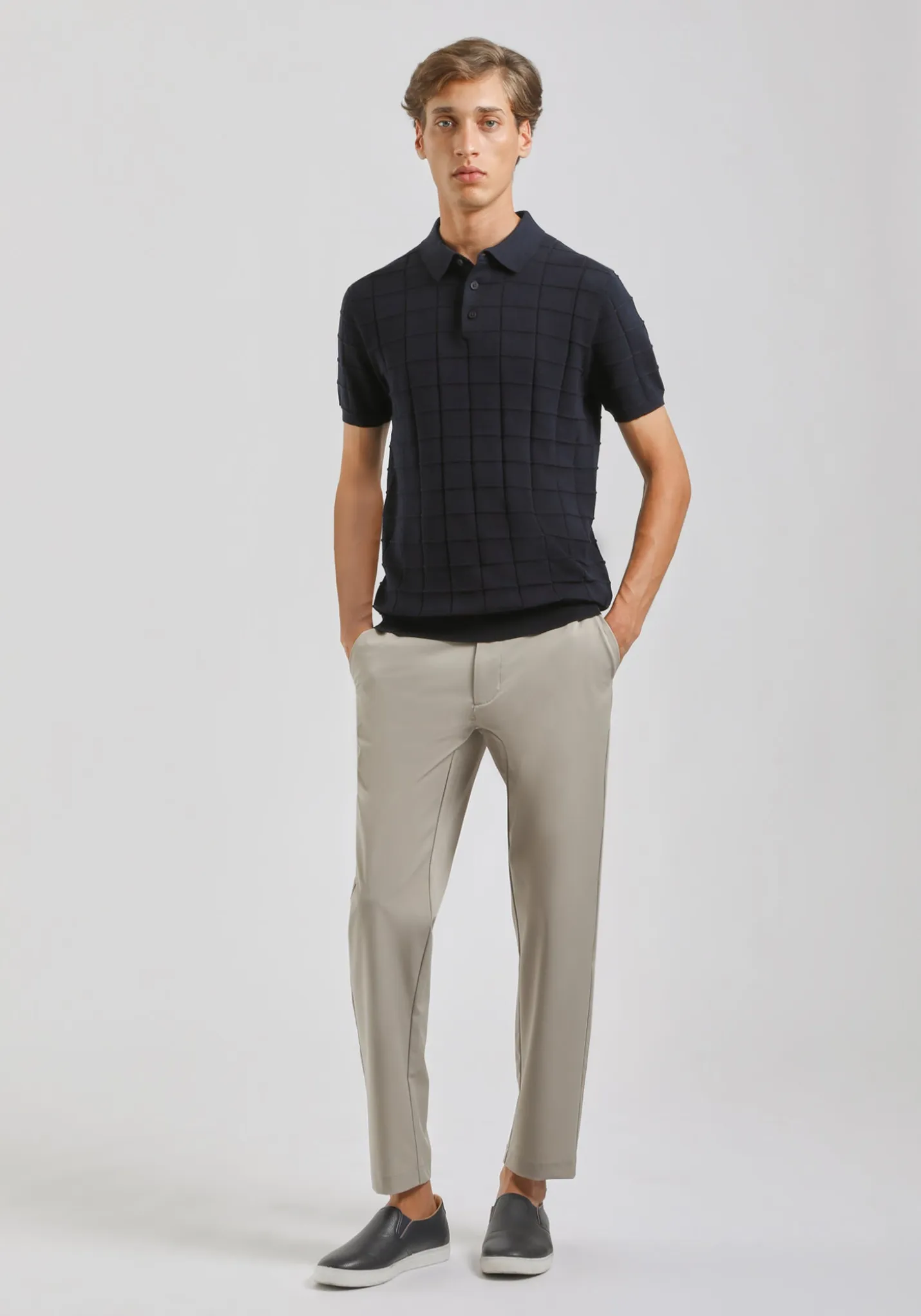 Pantaloni chino in nylon