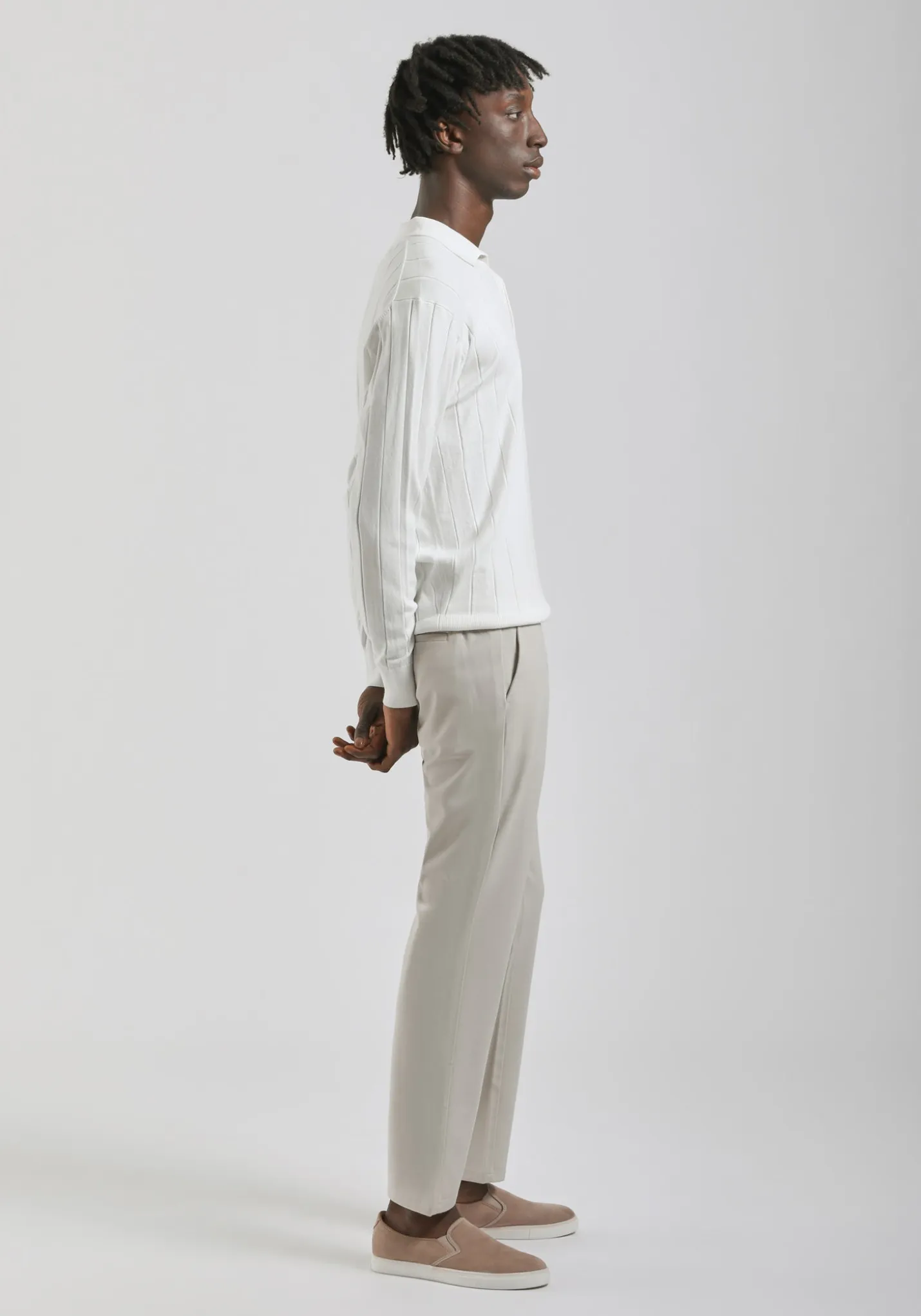 Pantaloni chino misto viscosa