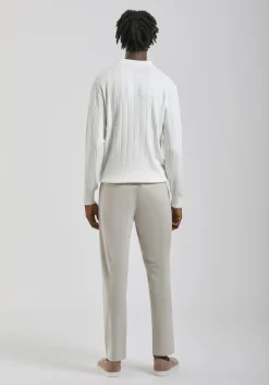 Pantaloni chino misto viscosa