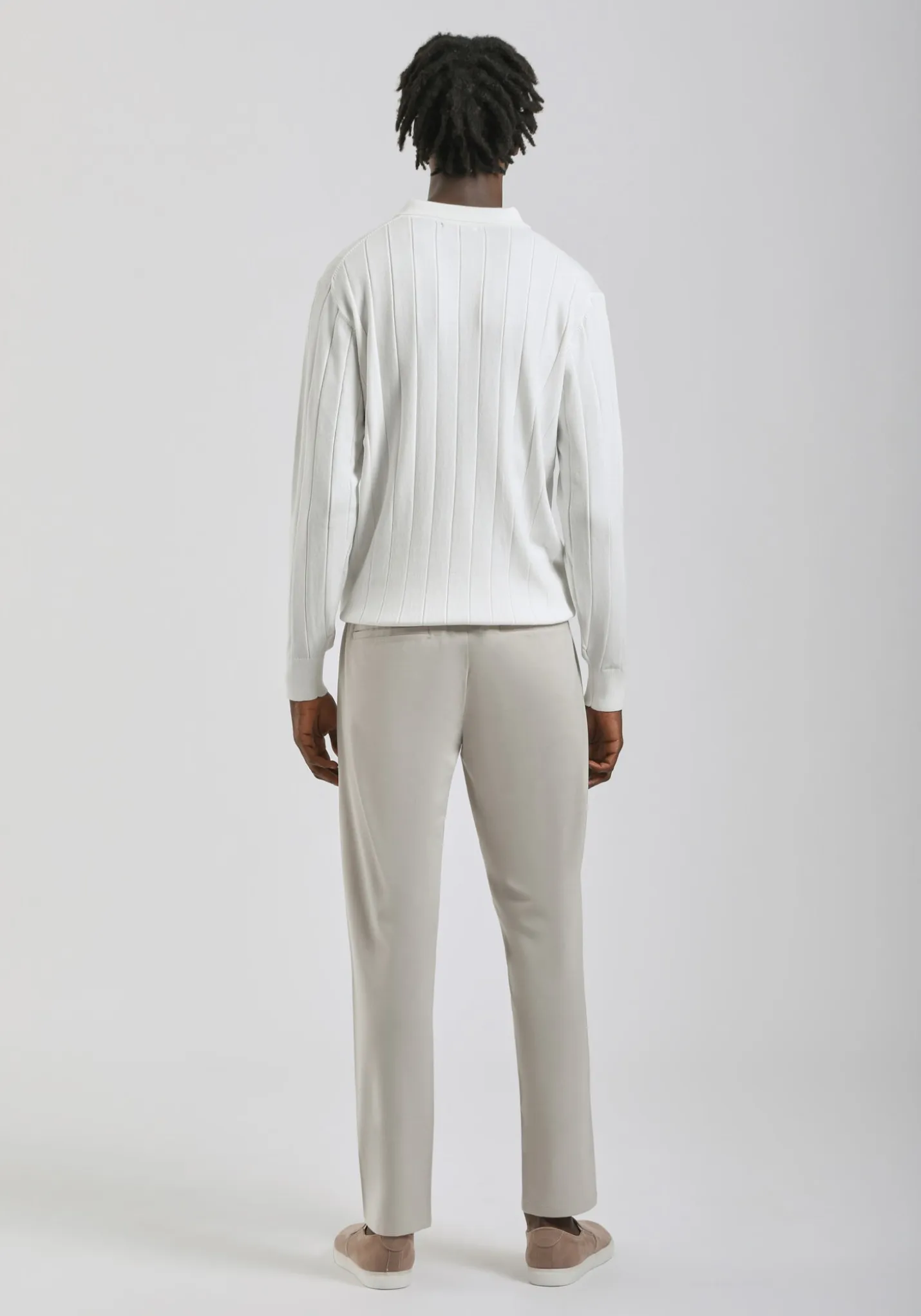 Pantaloni chino misto viscosa