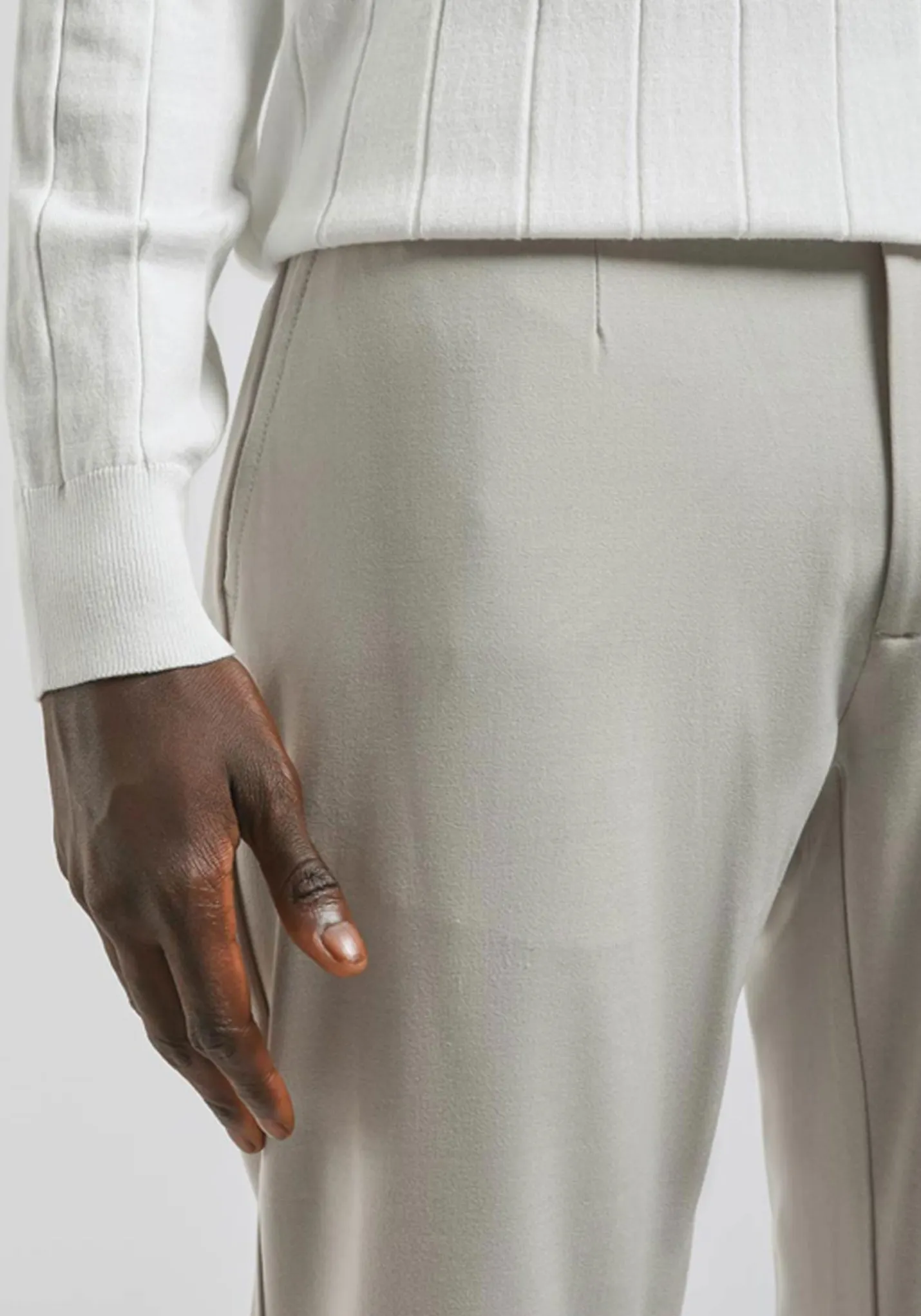 Pantaloni chino misto viscosa