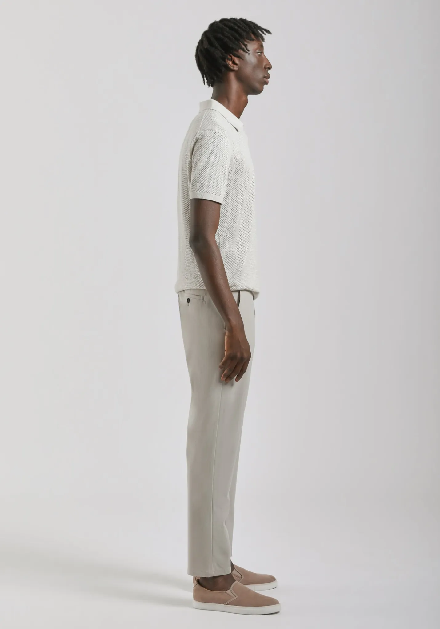 Pantaloni chino misto viscosa