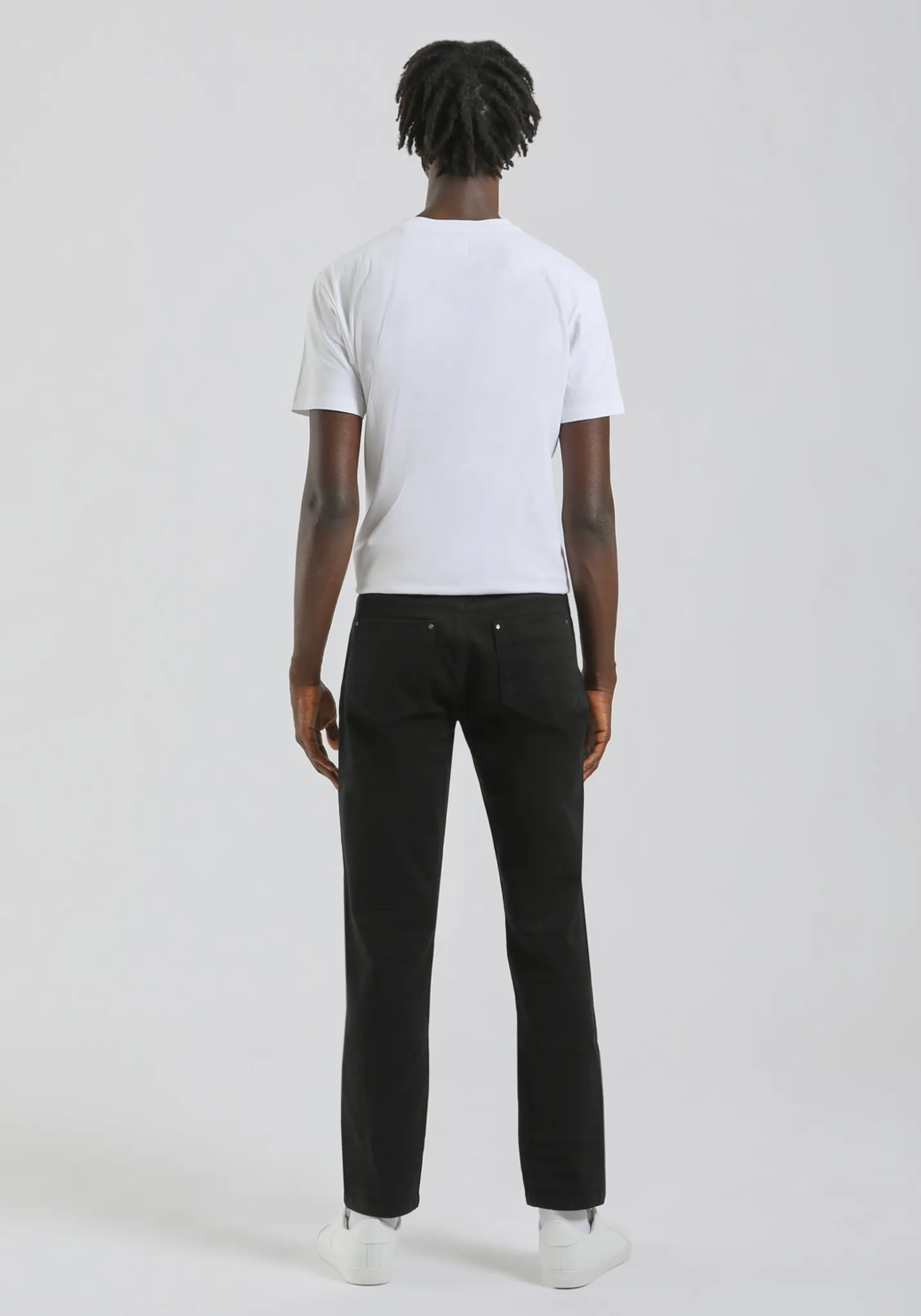 Pantaloni cinque tasche in cotone