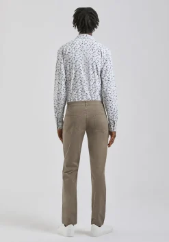 Pantaloni cinque tasche in cotone