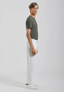 Pantaloni cinque tasche in cotone