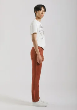 Pantaloni cinque tasche in cotone