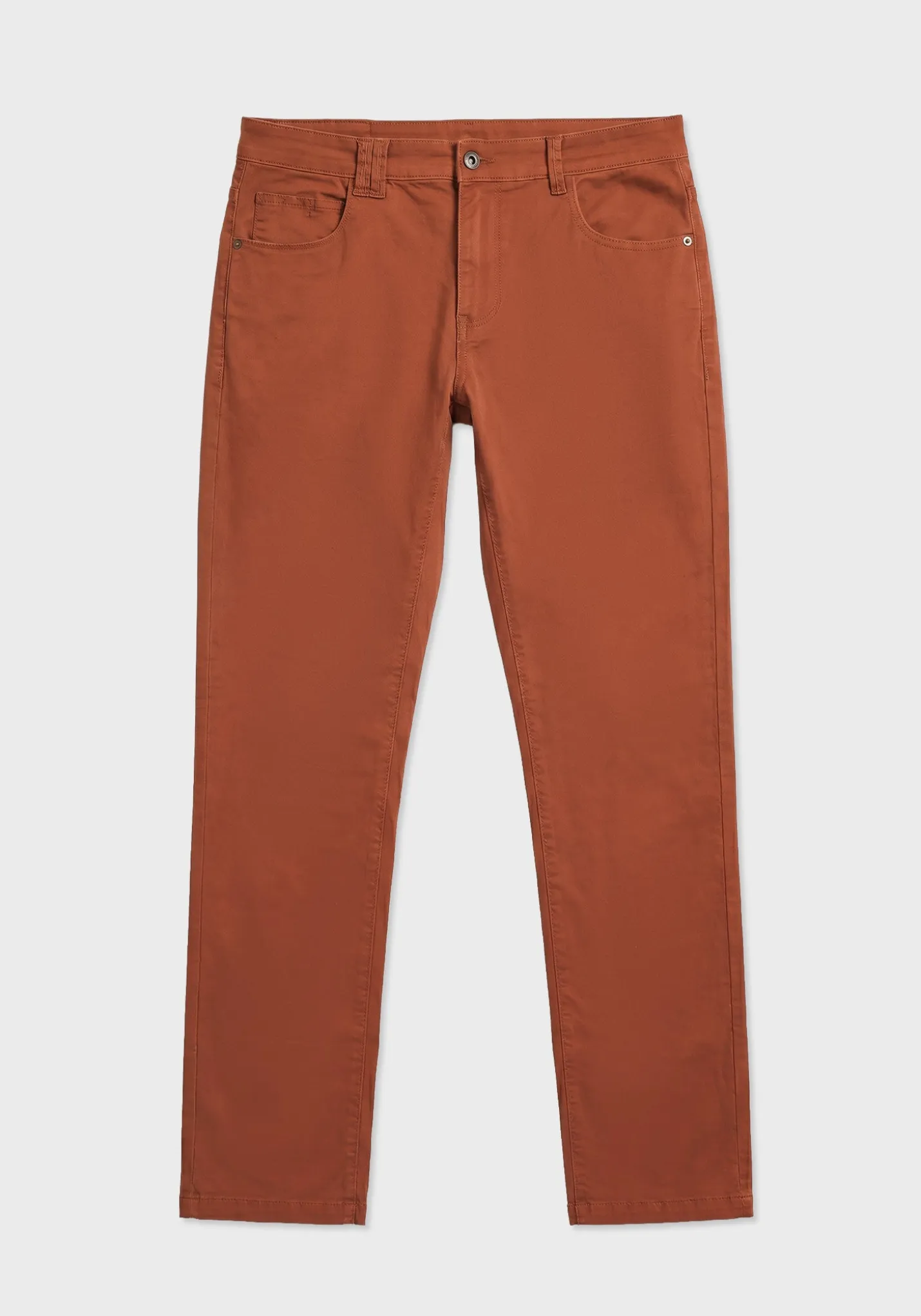 Pantaloni cinque tasche in cotone