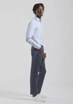 Pantaloni cinque tasche in cotone