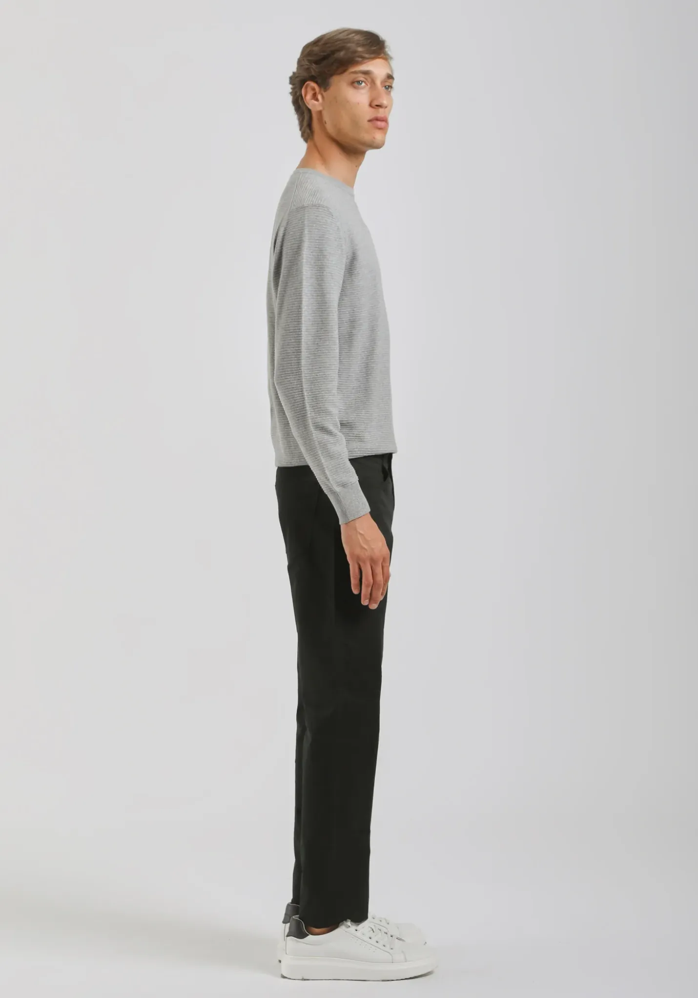 Pantaloni cinque tasche in cotone