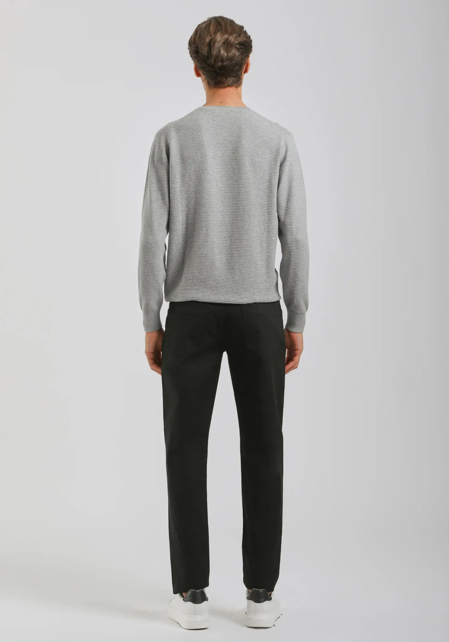 Pantaloni cinque tasche in cotone