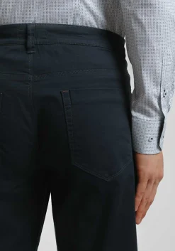 Pantaloni cinque tasche in cotone