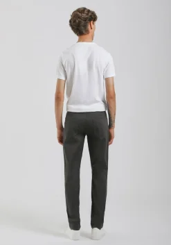 Pantaloni cinque tasche in cotone