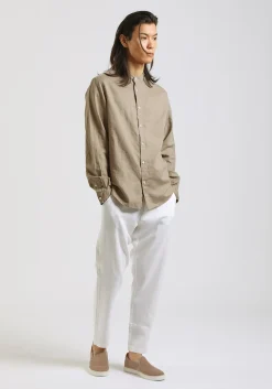 Pantaloni misto lino