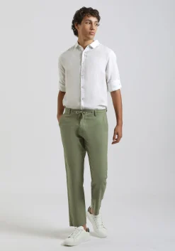 Pantaloni misto lino
