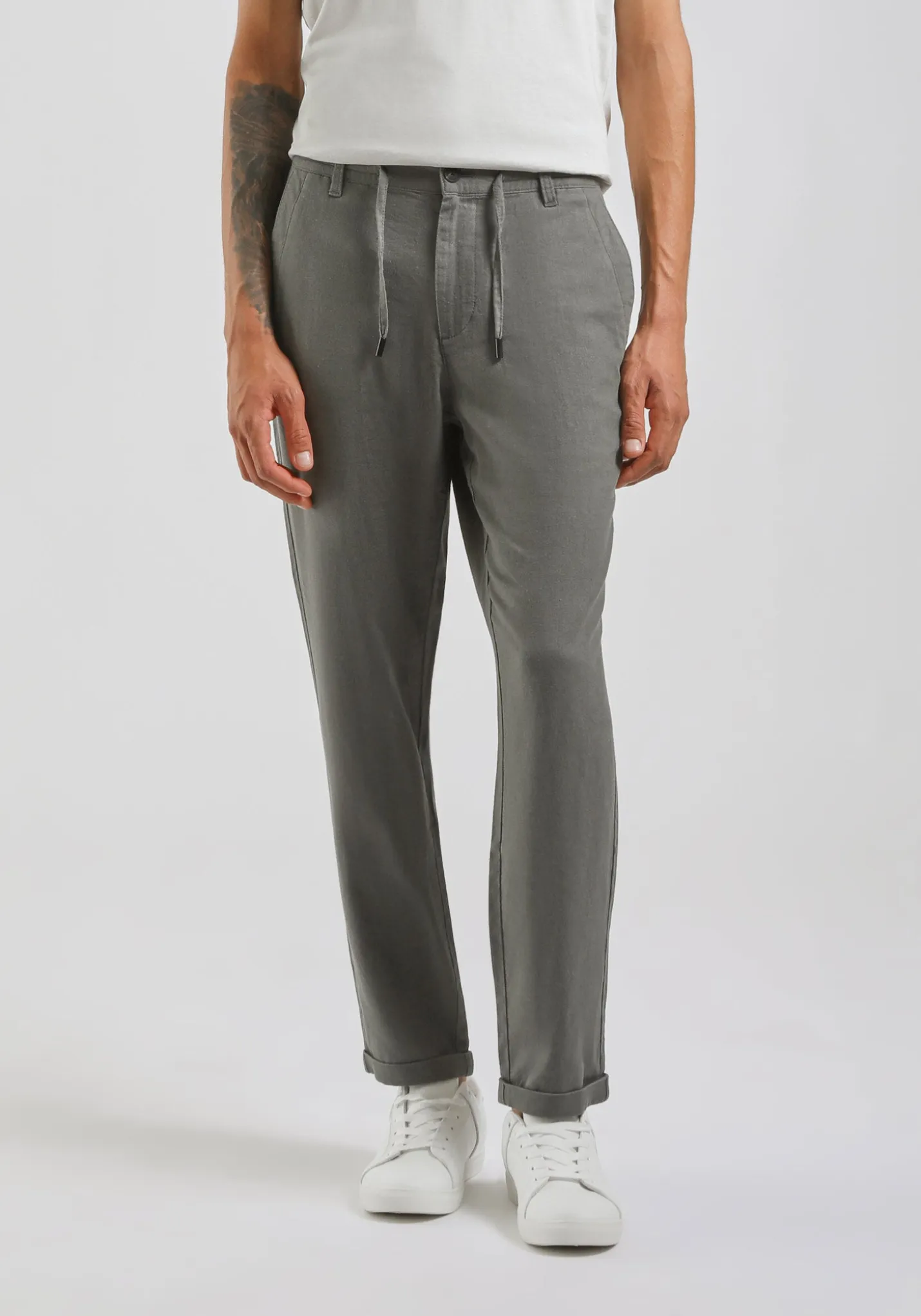 Pantaloni misto lino