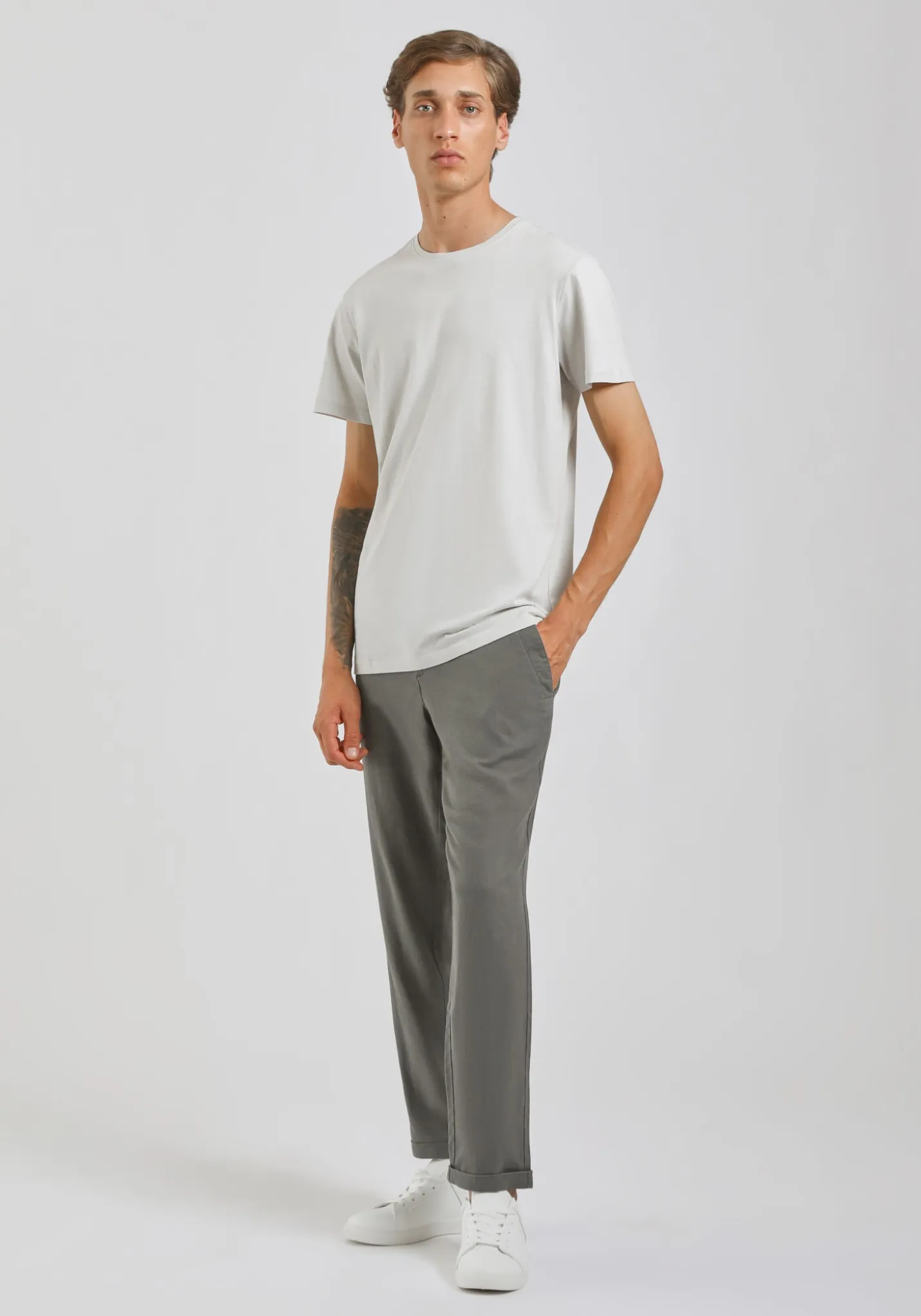 Pantaloni misto lino