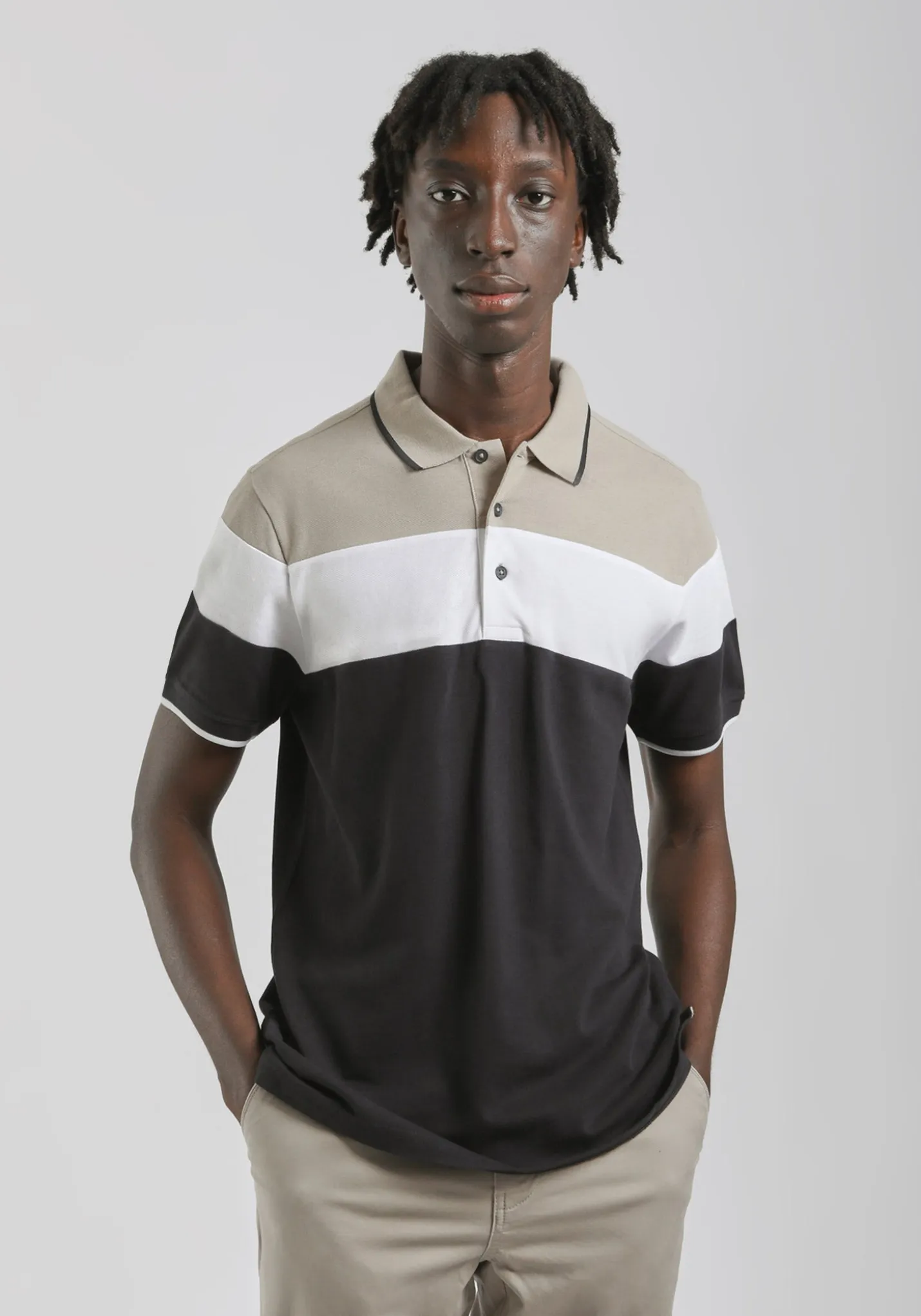 Polo colorblock