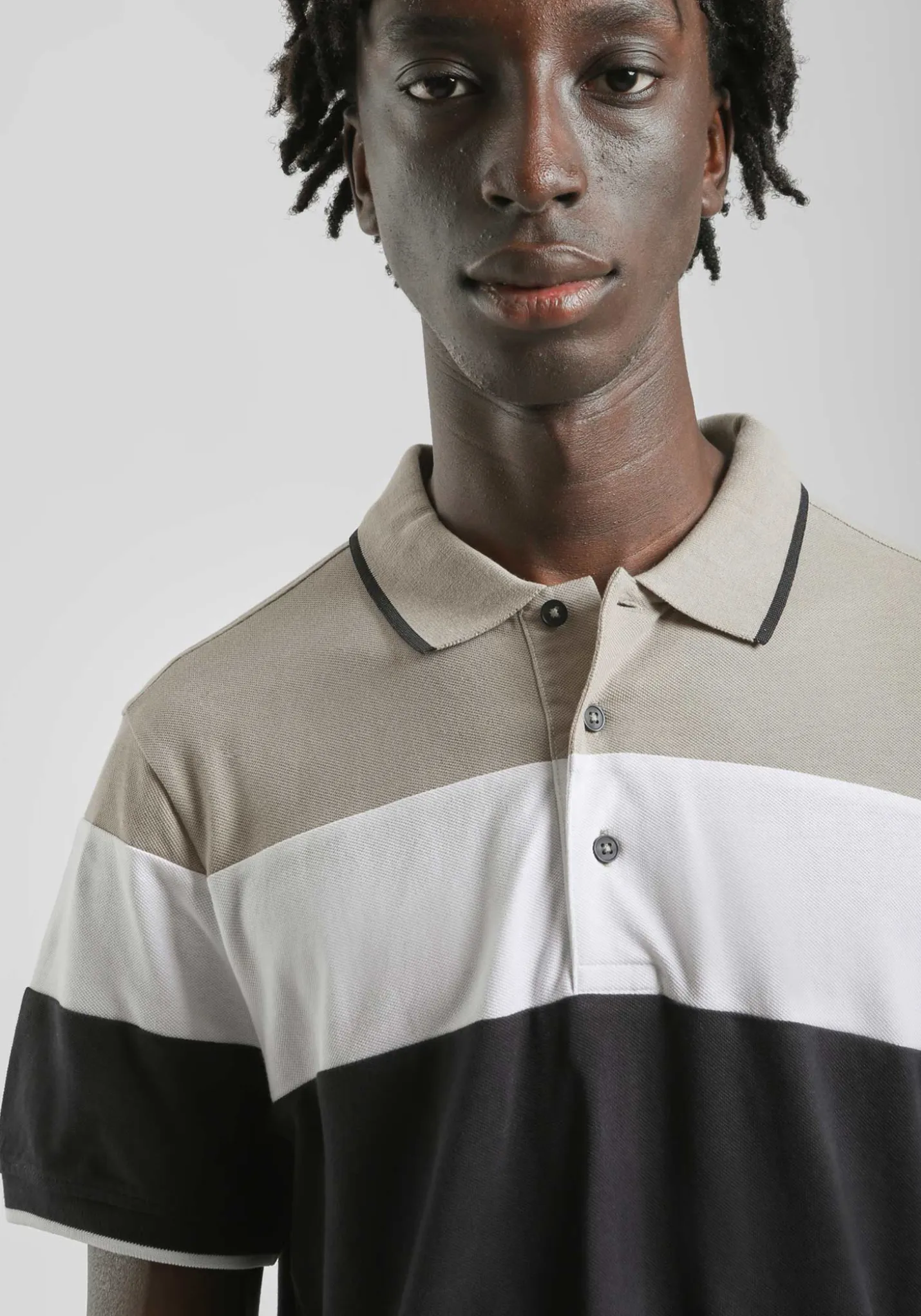 Polo colorblock