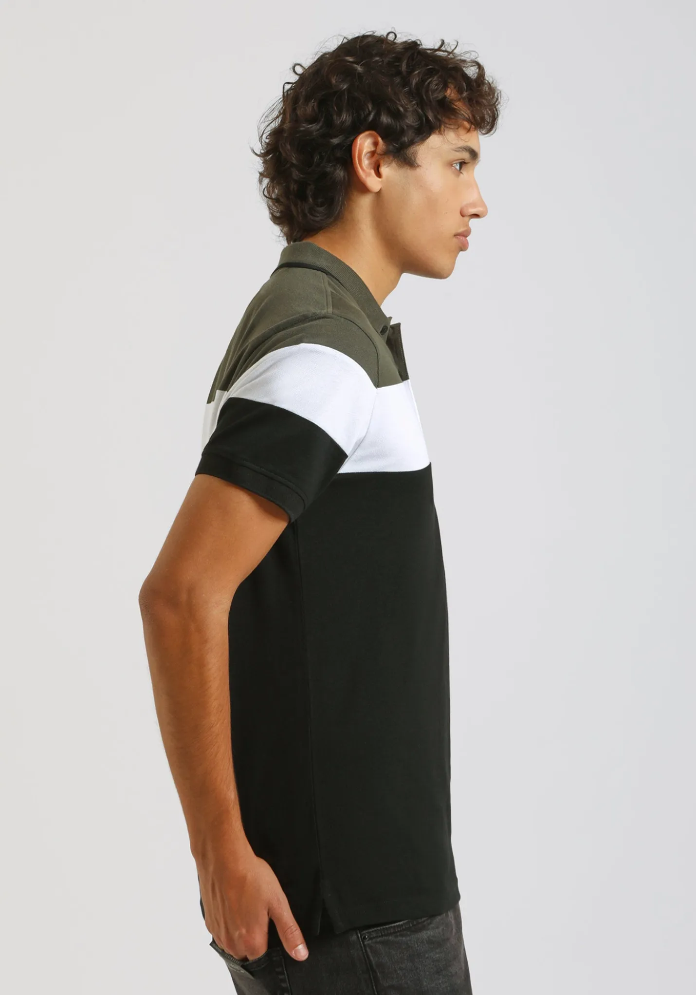 Polo colorblock