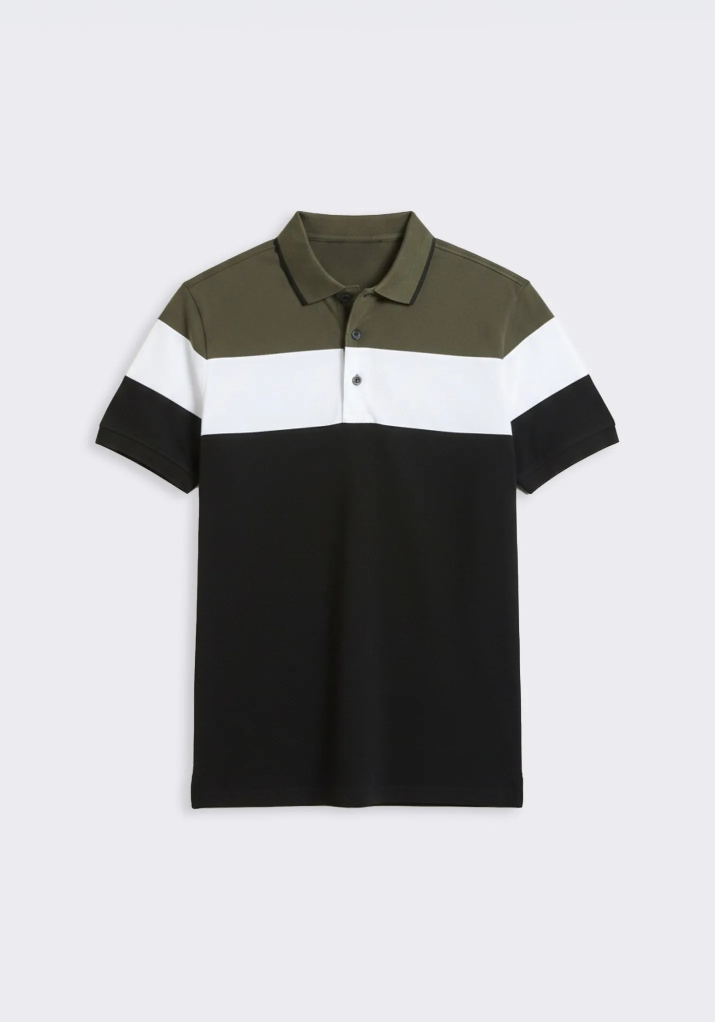 Polo colorblock