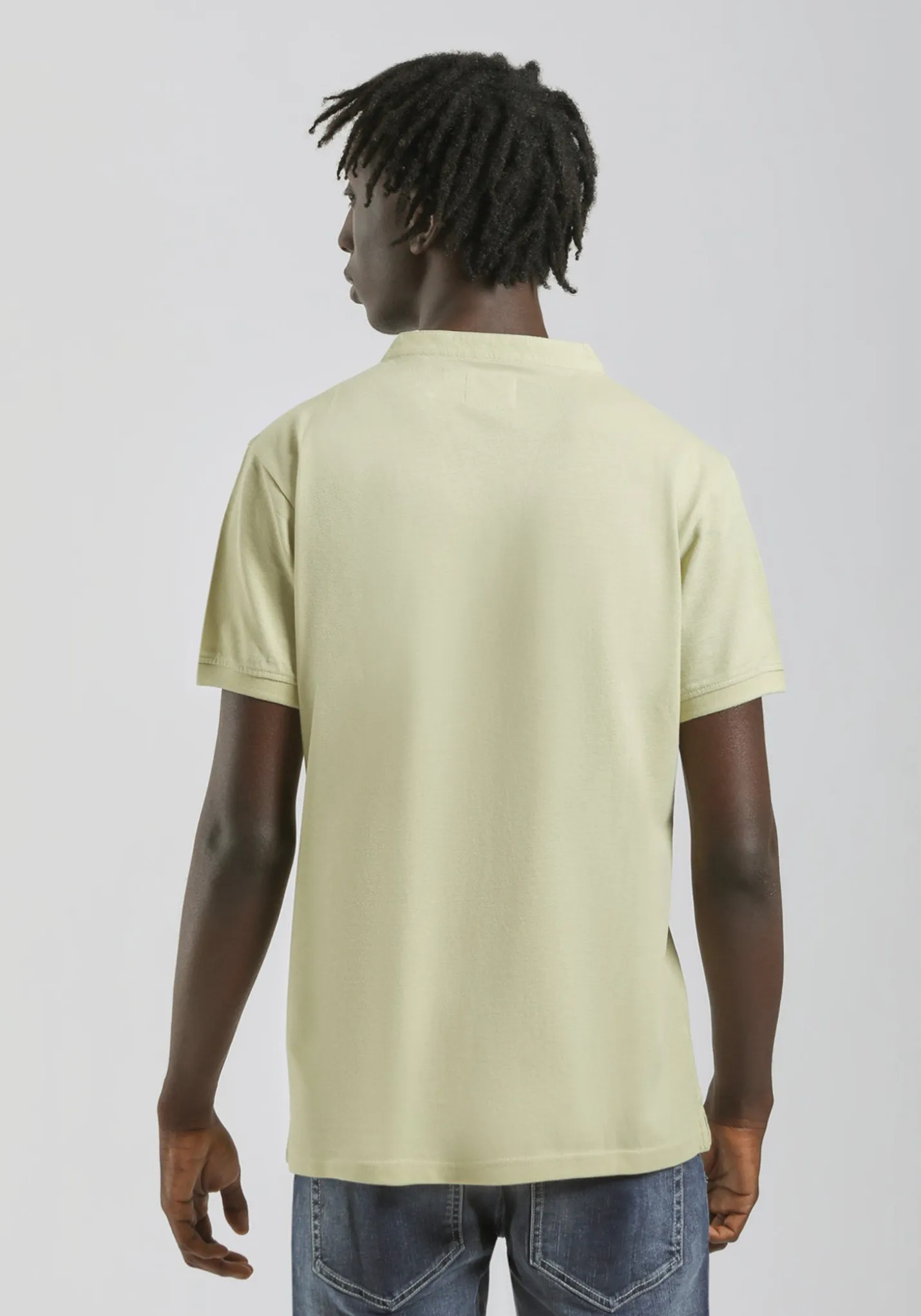 Polo coreana 100% cotone