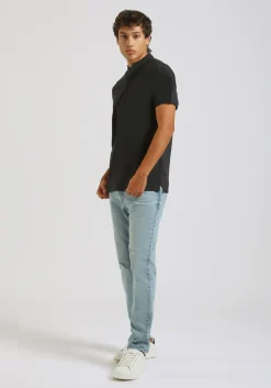 Polo coreana 100% cotone