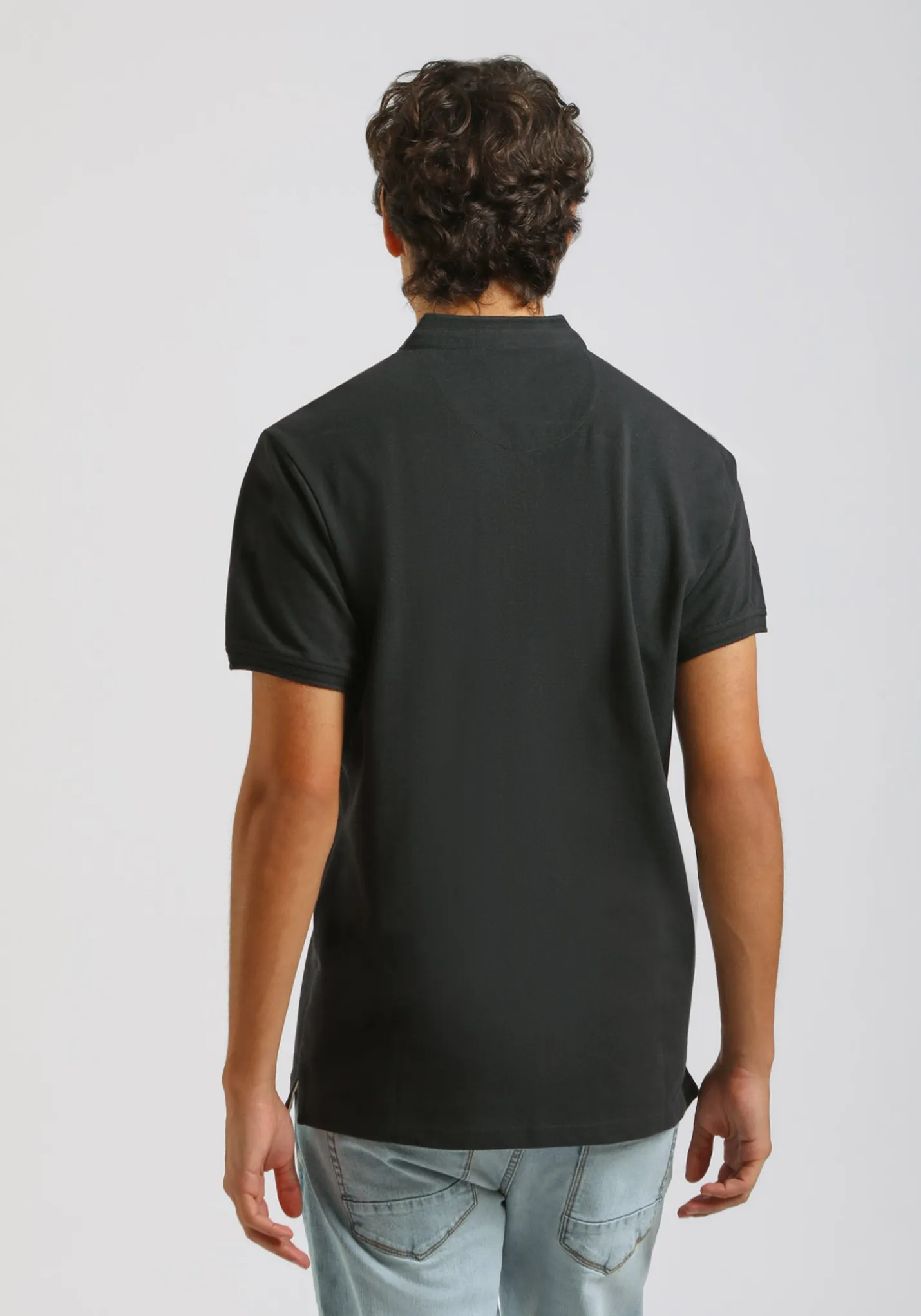 Polo coreana 100% cotone