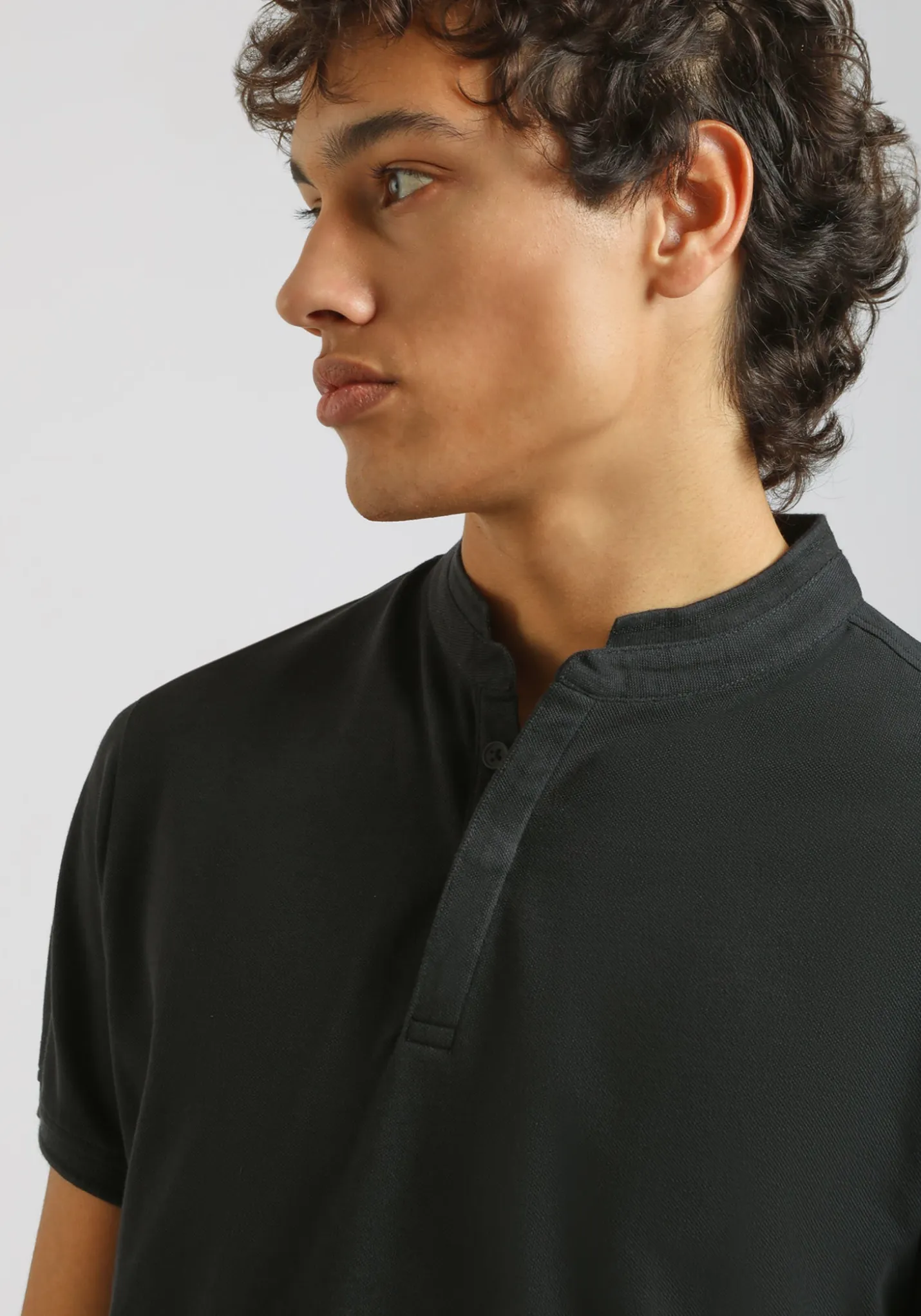 Polo coreana 100% cotone