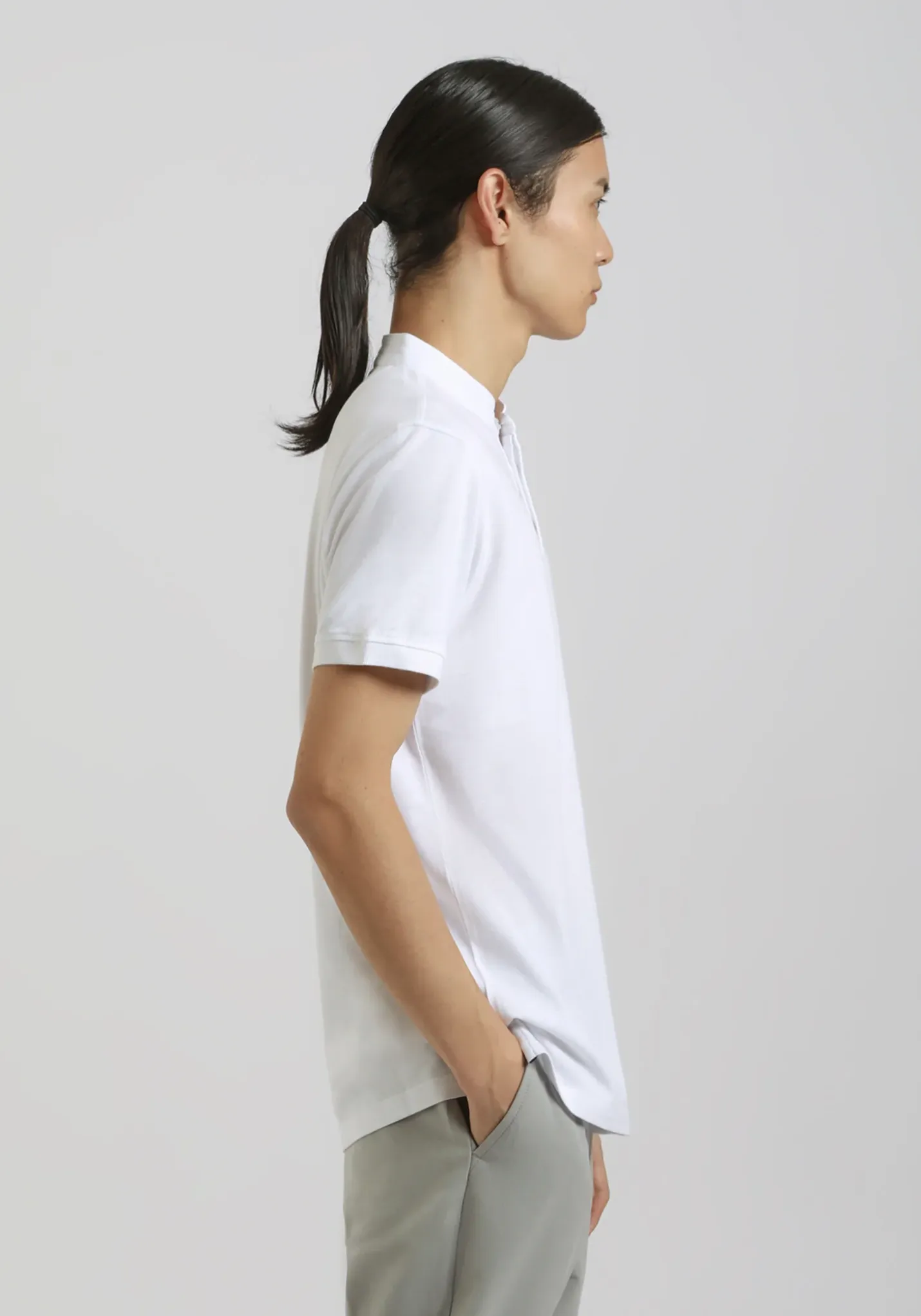 Polo coreana 100% cotone