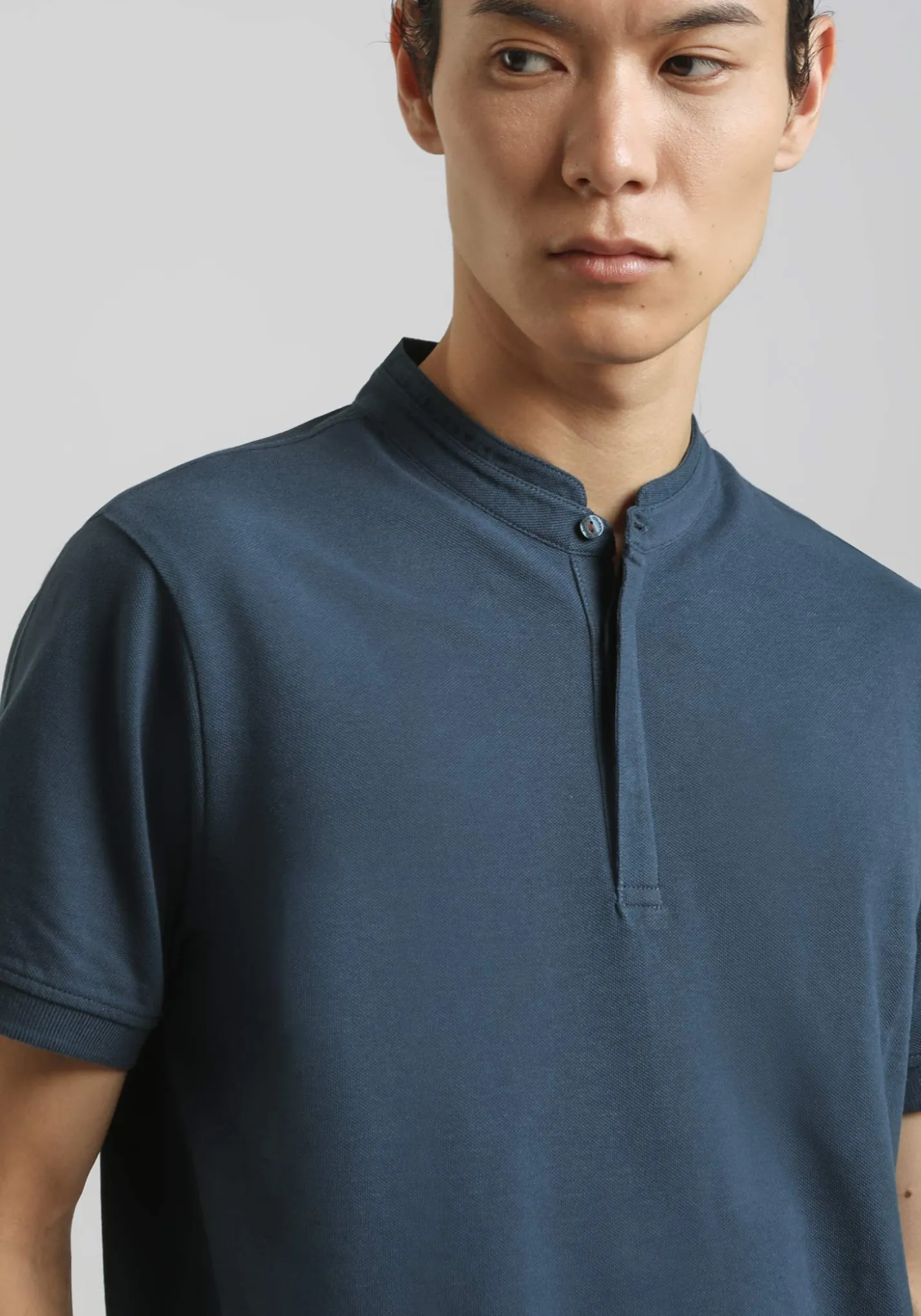 Polo coreana 100% cotone