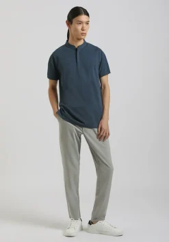 Polo coreana 100% cotone
