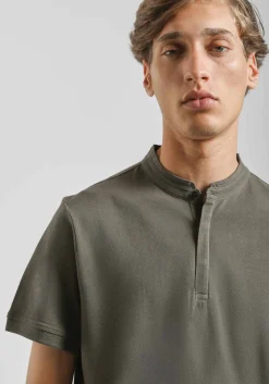 Polo coreana 100% cotone