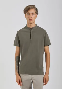 Polo coreana 100% cotone
