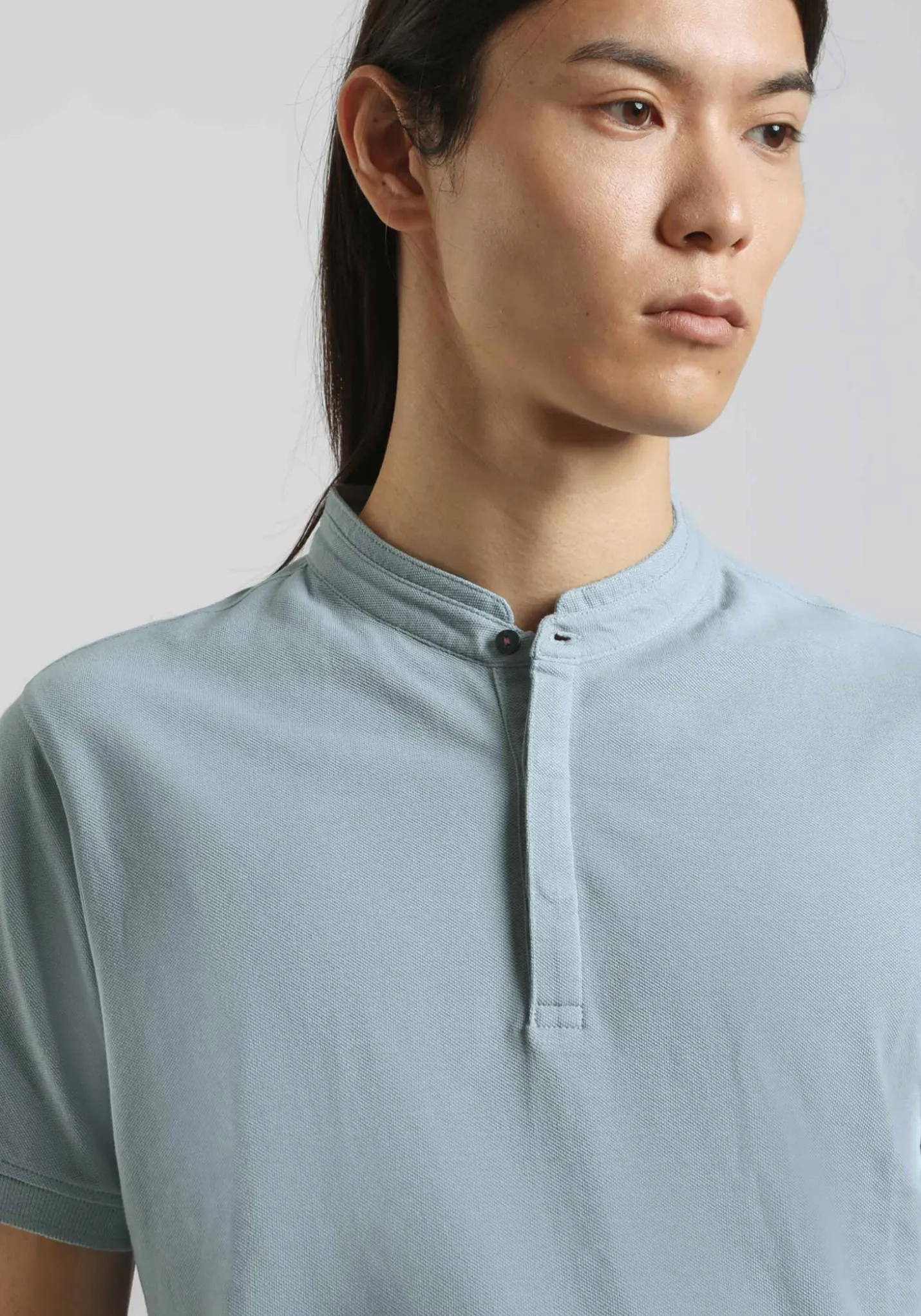 Polo coreana 100% cotone