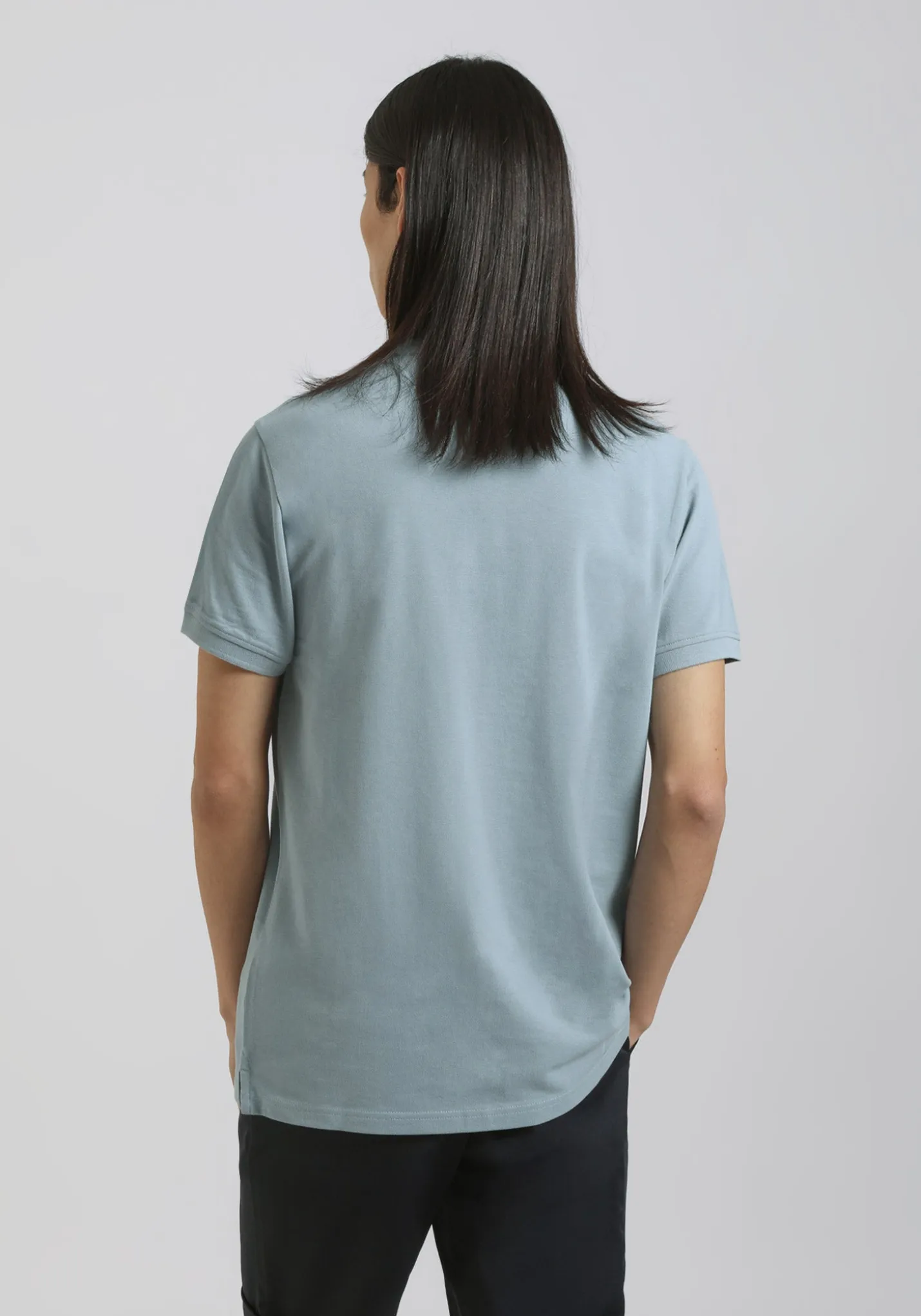 Polo coreana 100% cotone